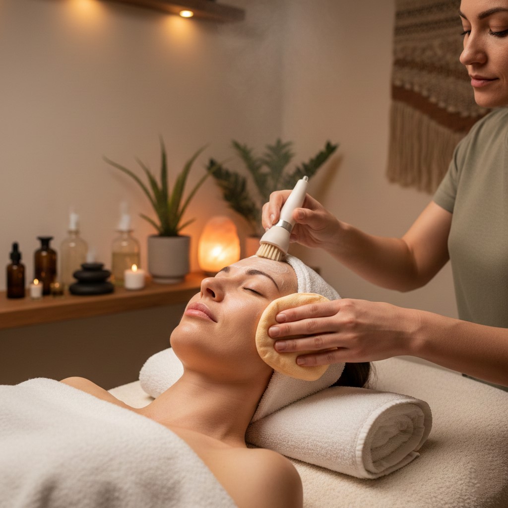 جلسات العناية بالبشرة